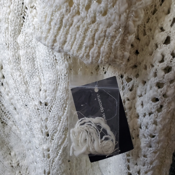 INC Pointelle Cowl Neck Sweater - Picture 7 of 9